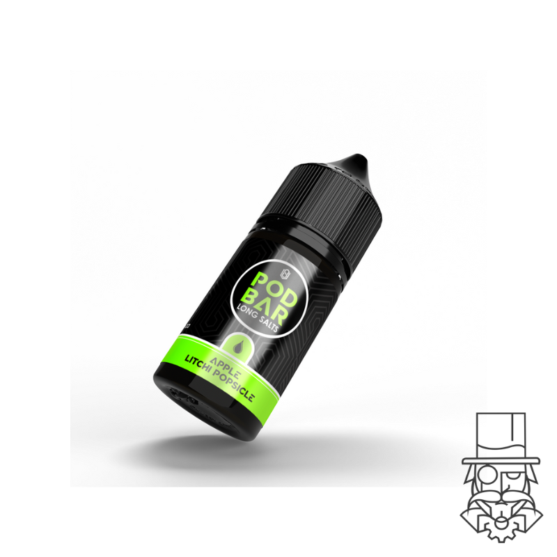 Pod Bar -  APPLE LITCHI POPSICLE Nic Salt/MTL Flavour Shot (Nicotine Sold Separately)